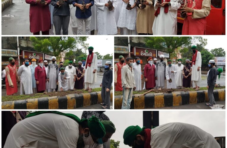 ધોરાજી શહેરમાં દા વતે ઈસ્લામી(ઈન્ડીયા) દ્વારા વૃક્ષારોપણ કાર્યક્રમ યોજાયો.