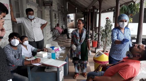 Gondal-Rajkot ગોંડલ નગરપાલિકાના સ્ટાફનું કોરોના ટેસ્ટીંગ: ૧૦૮ લોકોમાંથી ૩ ને પોઝીટીવ.