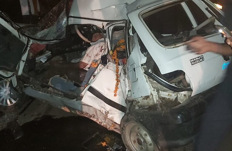 Gundala-Gondal  મોટી પાનેલીના પિતા-પુત્રનું ગોંડલના ગુંદાળા નજીક કાર અકસ્માતમાં ઘટના સ્થળે જ મોત.