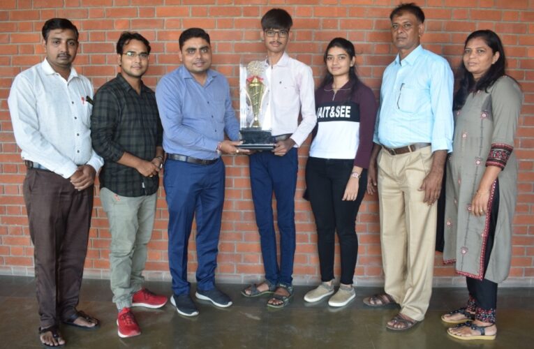 Gondal-Rajkot ગંગોત્રી સ્કૂલનો વિદ્યાર્થી ભાલોડી દર્શન NEET-2020 માં શ્રેષ્ટ સ્કોર.