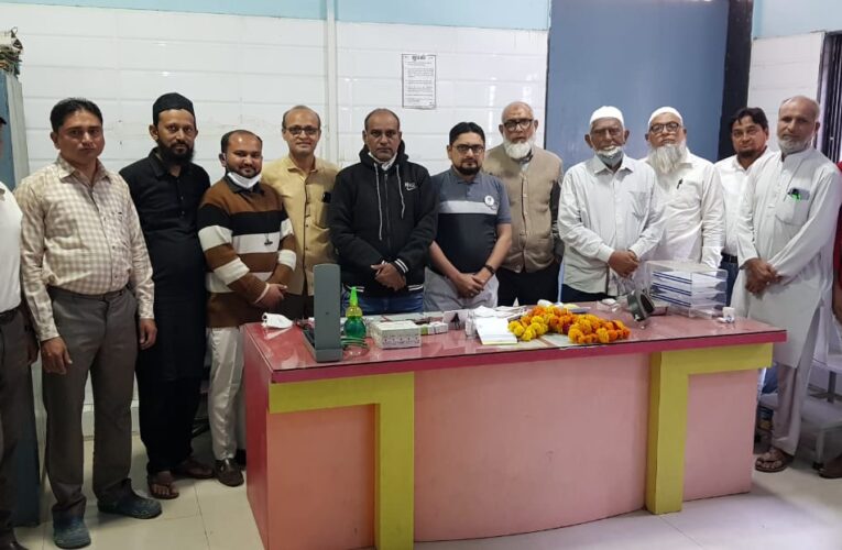 Dhoraji-Rajkot WMO યુથ વિંગ ધોરાજી તરફથી, શ્રી રણછોડદાસ બાપુ ચેરીટેબલ ટ્રસ્ટ રાજકોટના સહયોગથી ધોરાજીમાં આંખનો નિદાન કેમ્પ યોજાયો.