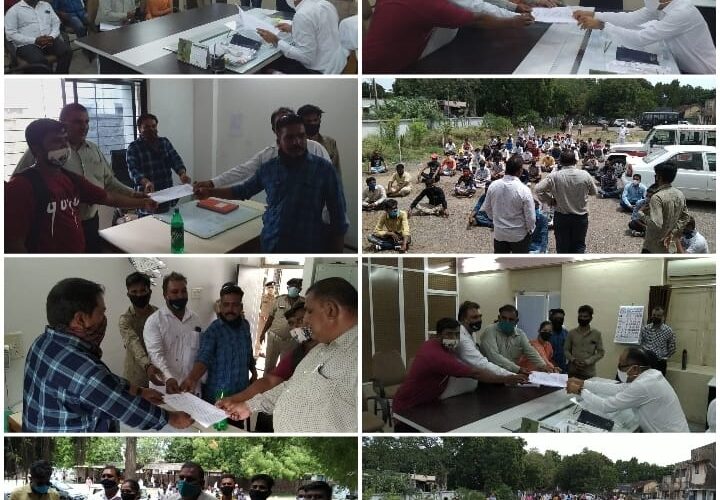 Dhoraji-Rajkot ધોરાજી તાલુકાના છાડવાવદર ના સમસ્ત દલિત સમાજ દ્વારા ડેપ્યુટી કલેક્ટરને આવેદનપત્ર આપવામાં આવ્યું.