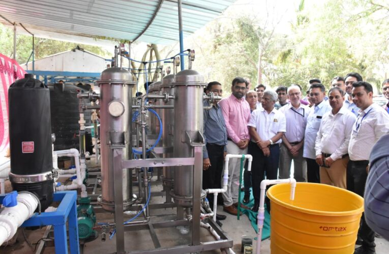 Jetpur-રાજકોટ જિલ્લાના જેતપુર ખાતે ભાભા એટોમિક રીસર્ચ સેન્ટરના ડાયરેક્ટર ડો.અજીતકુમાર મોહંતીના હસ્તે દેશના પ્રથમ ડાઈ વેસ્ટ વોટર ટ્રીટમેન્ટ ડેમોન્સ્ટ્રેશન પ્લાન્ટનું લોકાર્પણ.