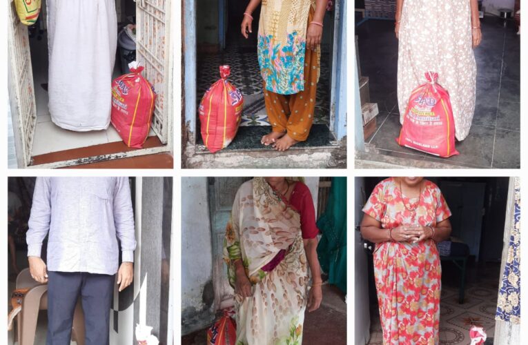 ગોંડલ સમસ્ત બ્રહ્મ પરિવારજનો ને દાતાશ્રી તરફથી 20 રાશનકીટ આપવામાં આવી.