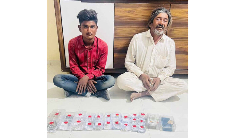 રૂપાવટી પાસેથી પકડાયેલા બંને શખ્સોએ ૨૦ ચોરી કબૂલી:રૂ.૫.૯૬ લાખનો મુદ્દામાલ જપ્ત.