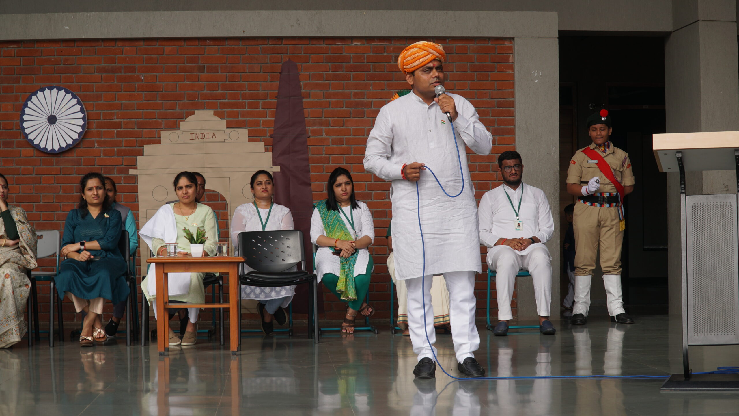 ગોંડલની ગંગોત્રી ગ્રુપ ઓફ સ્કૂલ દ્વારા 77માં સ્વાતંત્ર્ય પર્વની હર્ષ ઉલ્લાસ સાથે ઉજવણી કરવામાં આવી.