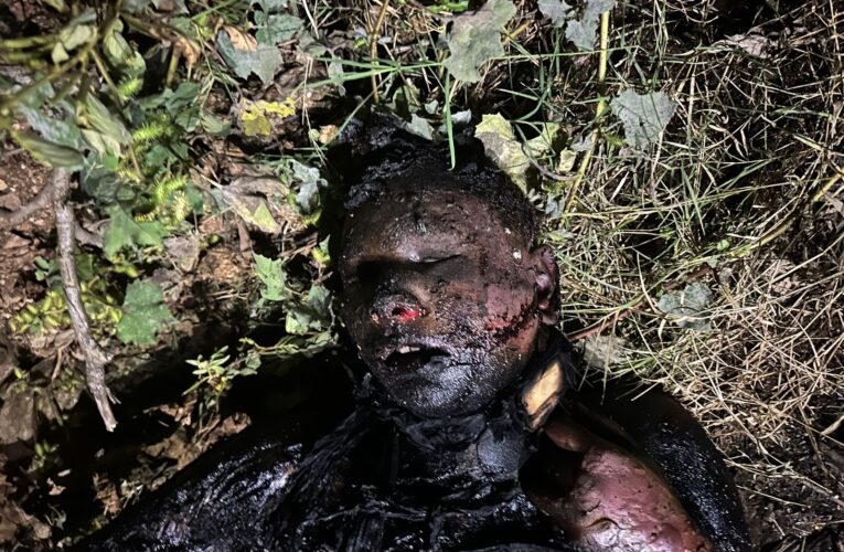 ગોંડલ નાં ખંભાલીડા ની સીમ મા સળગેલી હાલત માં પુરુષ ની લાશ  મળી: તે જેતપુર તાલુકા નાં ખિરસરા નાં રાજુભાઇ બોદર ની હોવાનું બહાર આવ્યુ.