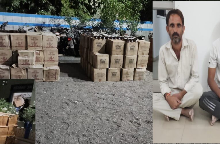 ગોંડલના ગોડાઉનમાંથી ૧૫.૮૦ લાખનો દારૂ ઝડપાયો : બેની ધરપકડ.