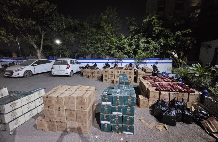 ગોંડલ તાલુકાના પાટીદળ ગામેથી ૨૬ લાખથી વધુનો ઈંગ્લીશ દારૂનો જથ્થો ઝડપાયો.